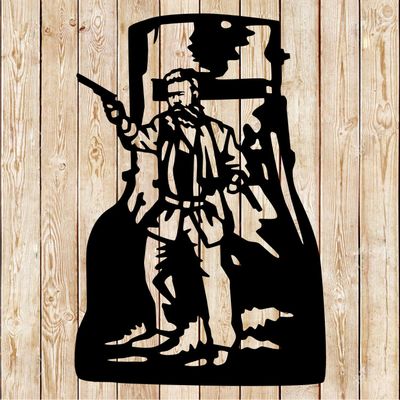 Ned Kelly Shooting Art Cutting File