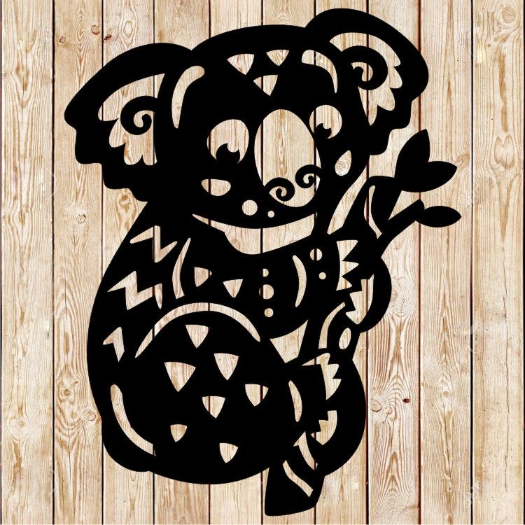 Koala - Australian Native Aboriginal Tribal ArtCutting File