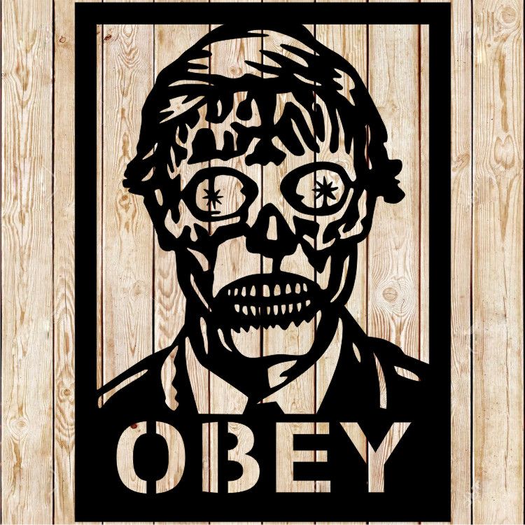 Obey Alien - They Live Movie cutting file