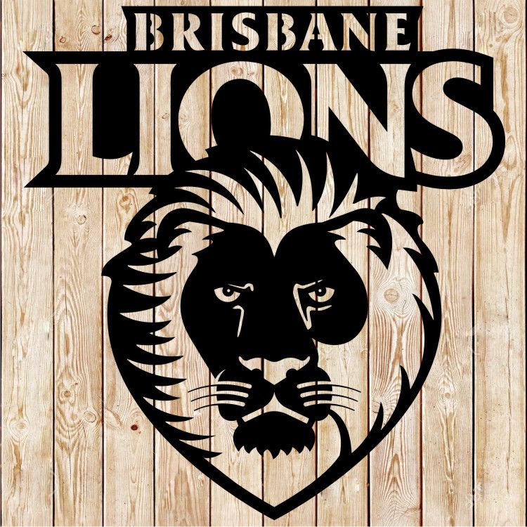 Brisbane Lions Football Club AFL Logo cutting file