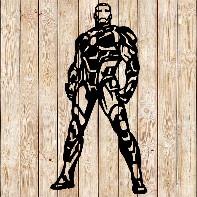 Iron Man Marvel Comics cutting file
