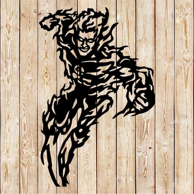 Human Torch &quot;Johnny&quot; Storm Marvel Comics Comics cutting file