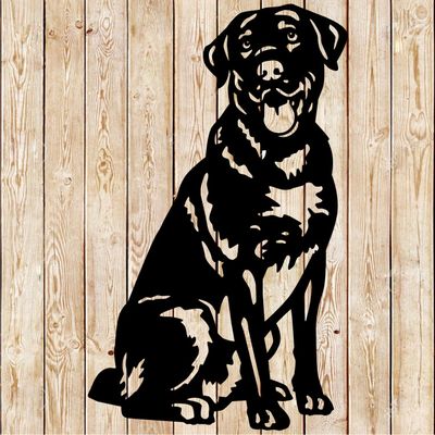 Labrador Golden Retriever Dog Cutting file