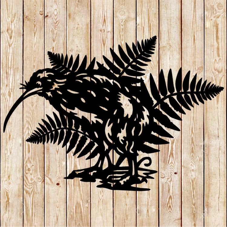 New Zealand Fern and Kiwi cutting file