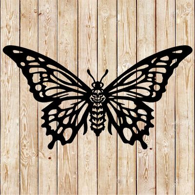 Butterfly Creepy skull cutting file