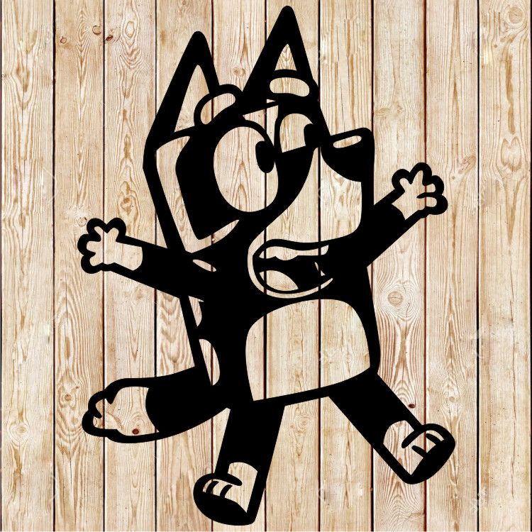 Bluey Dog Cartoon cutting file