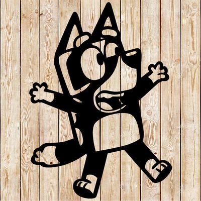 Bluey Dog Cartoon cutting file