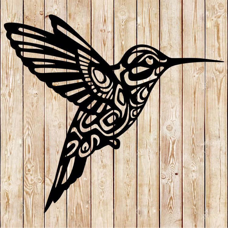 Hummingbird Tribal Native American Art Cutting File