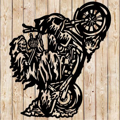 Wheelie Reaper Ripper Biker cutting file