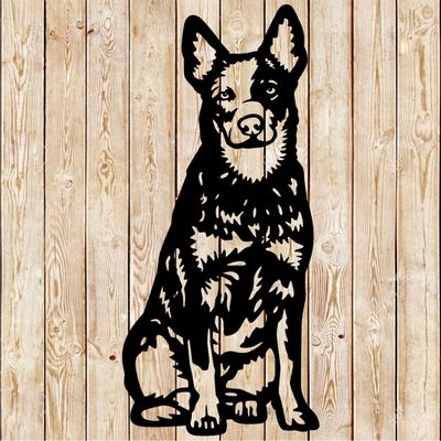 Blue Heeler Cattle Dog &quot;Bluey&quot; Adult Cutting file