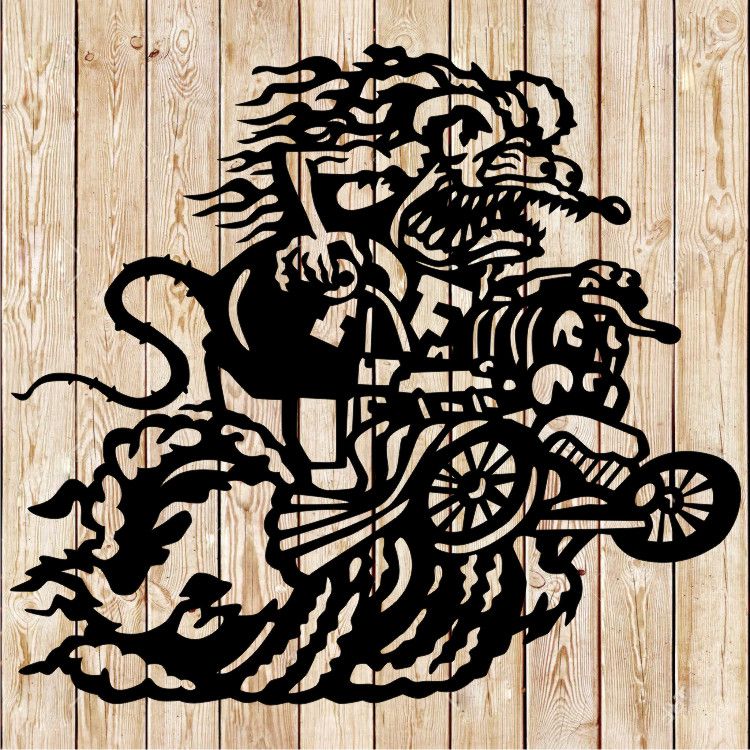 Old Classic Rat Fink Cutting File