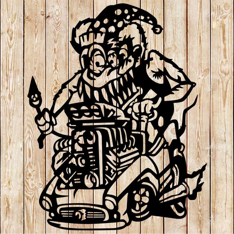 Joker Rat Fink Cutting File