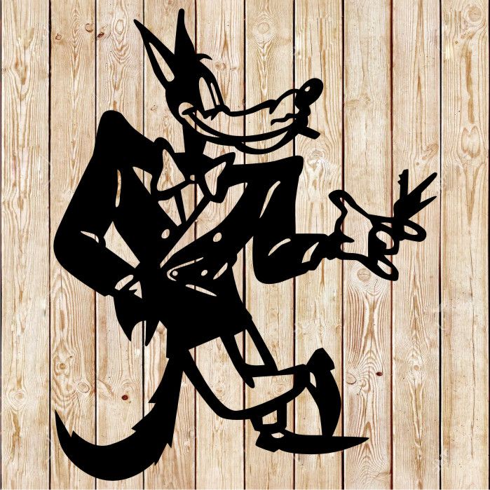 Wolf (Tex Avery) Vintage Cartoon Cutting file