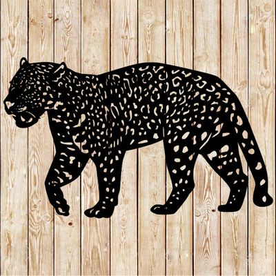 Jaguar Leopard Panthera cutting file