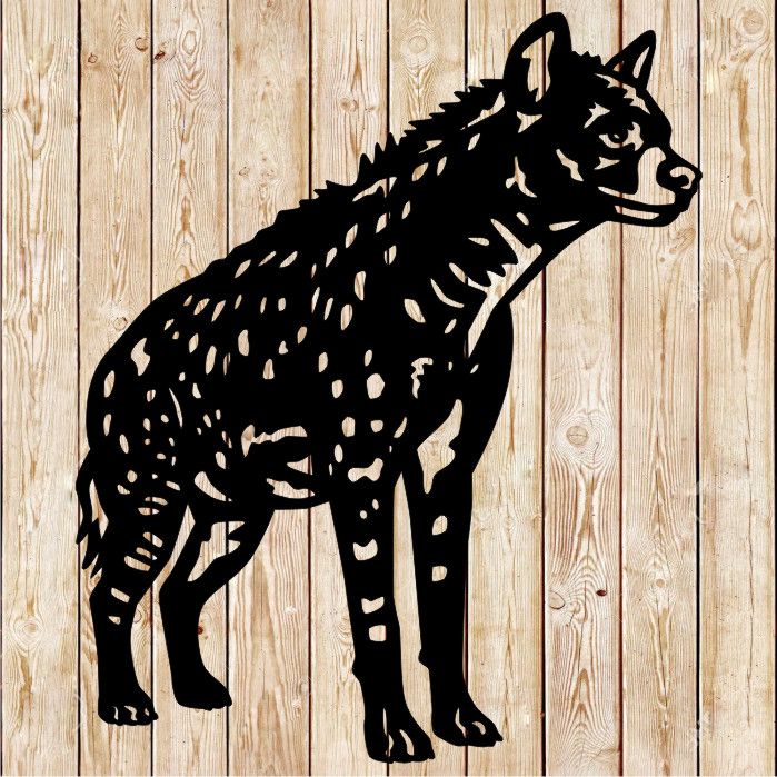 Hyena - Hyaenidae cutting file