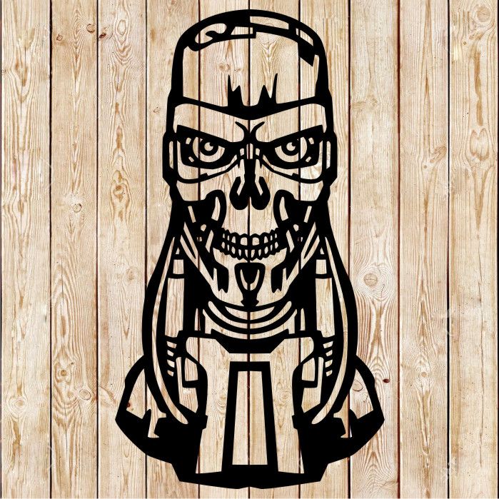 Terminator T-800 cutting file