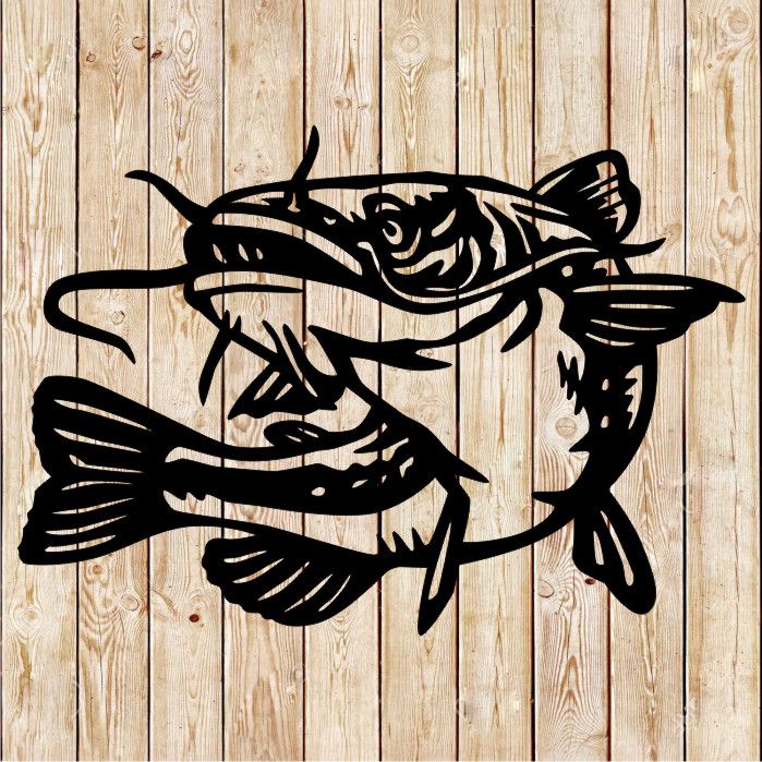Catfish Fish Vector Cutting File
