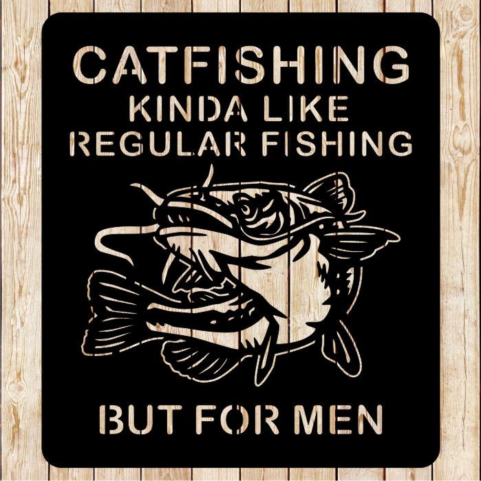 Catfishing for Men - Catfish Fish Vector Cutting File