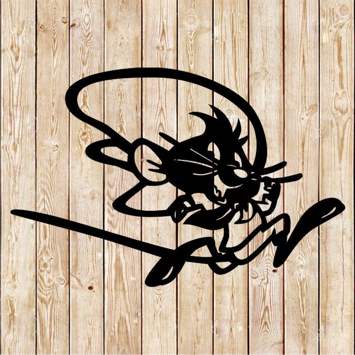 Speedy Gonzales Cartoon cutting file