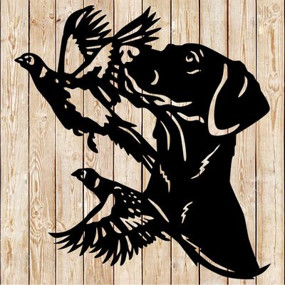 Dog Hunter​  - Pheasant - Hunter Dog cutting file