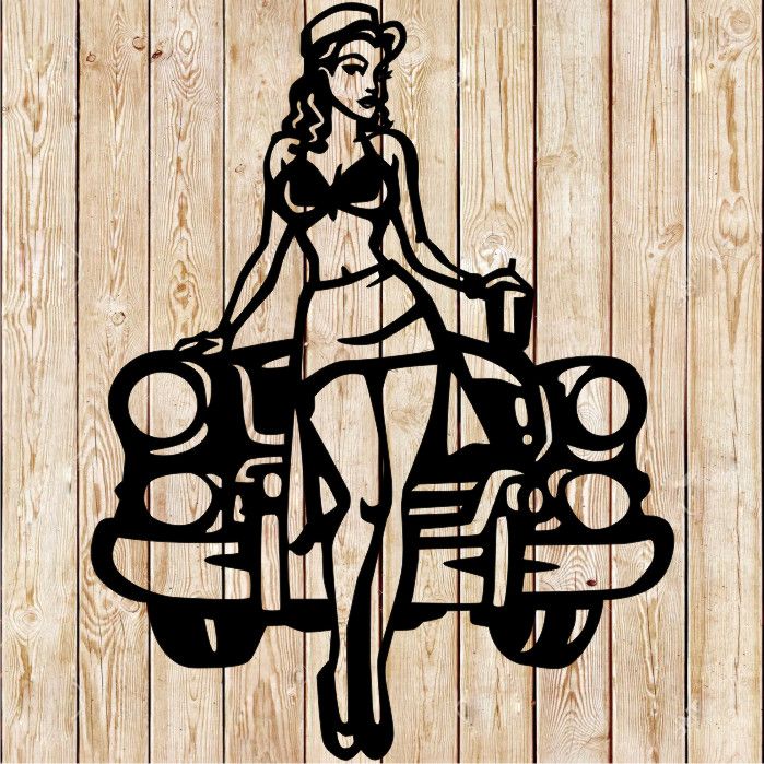 Rockabilly - Pin Up Girl Cutting File