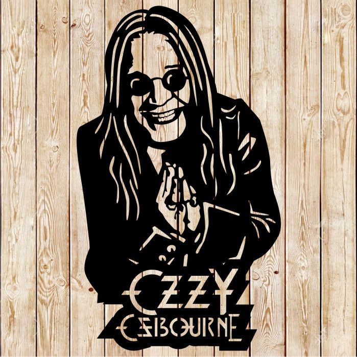 Ozzy Osbourne vector cutting file