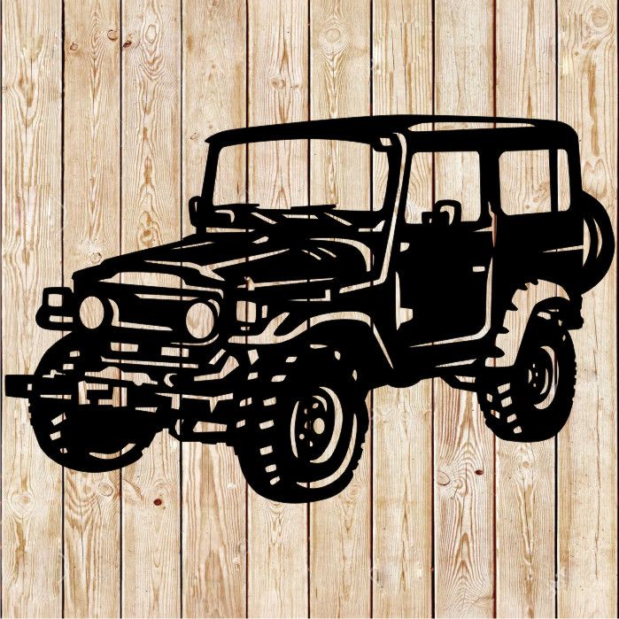 Toyota Land Cruiser Bj40 - 1978 Cutting File