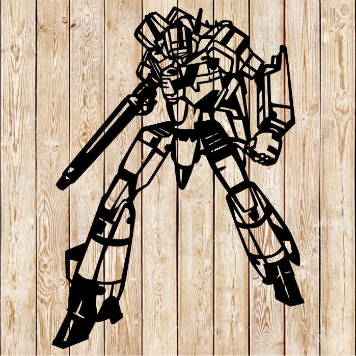 Veritech Robotech Macross cutting file