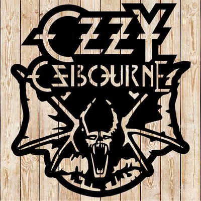 Ozzy Osbourne Monster Bat vector cutting file