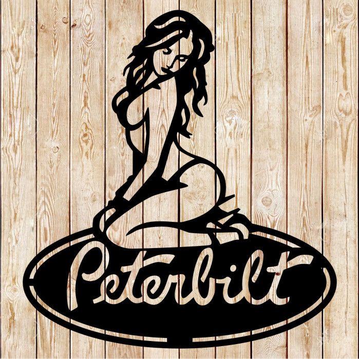 Peterbilt Girl Logo Cutting File