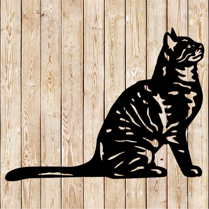 Cat Spoted Sit Cutting file