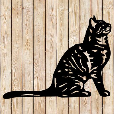 Cat Spoted Sit Cutting file