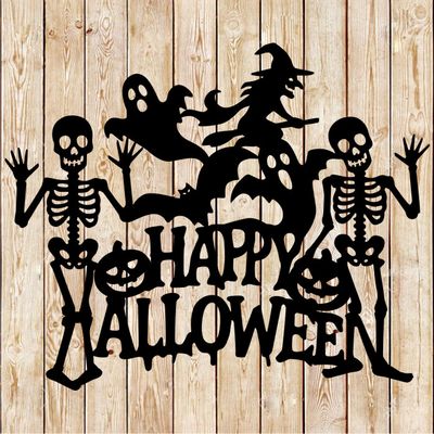 Halloween&#39;s Sign Wall decoration cutting file
