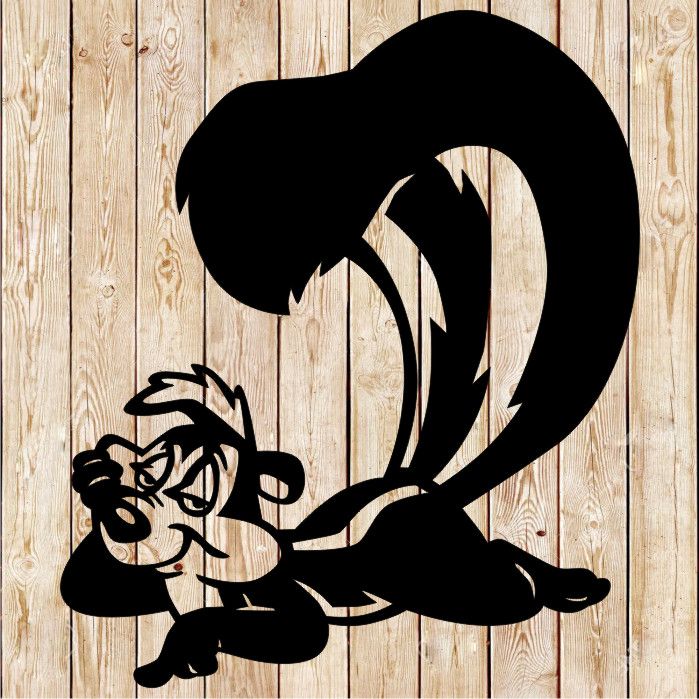 Pepe Le Pew Cartoon cutting file