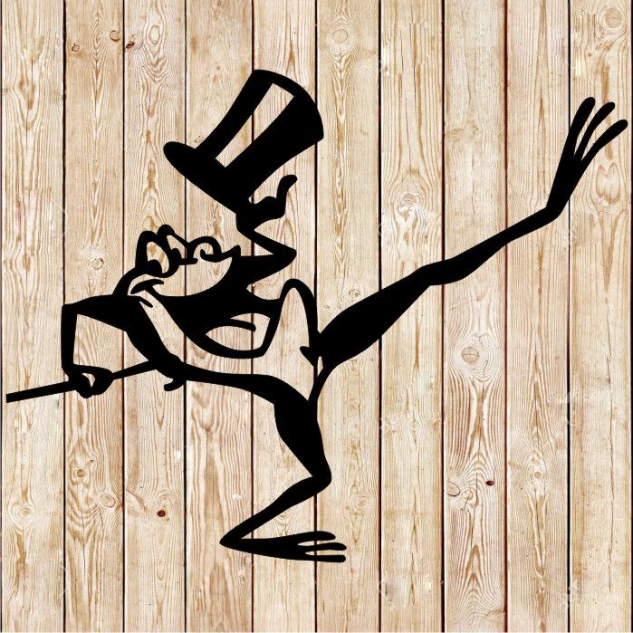 Michigan Frog Cartoon cutting file