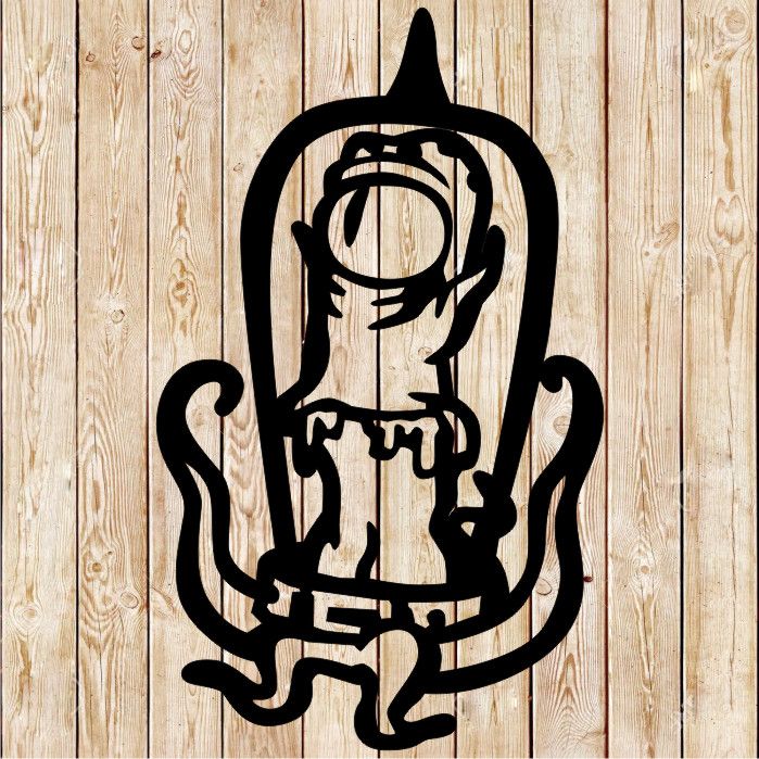 Kang - Kodos. Simpsons Alien Cartoon cutting file