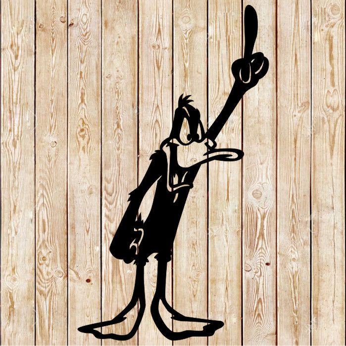 Daffy Duck Cartoon cutting file