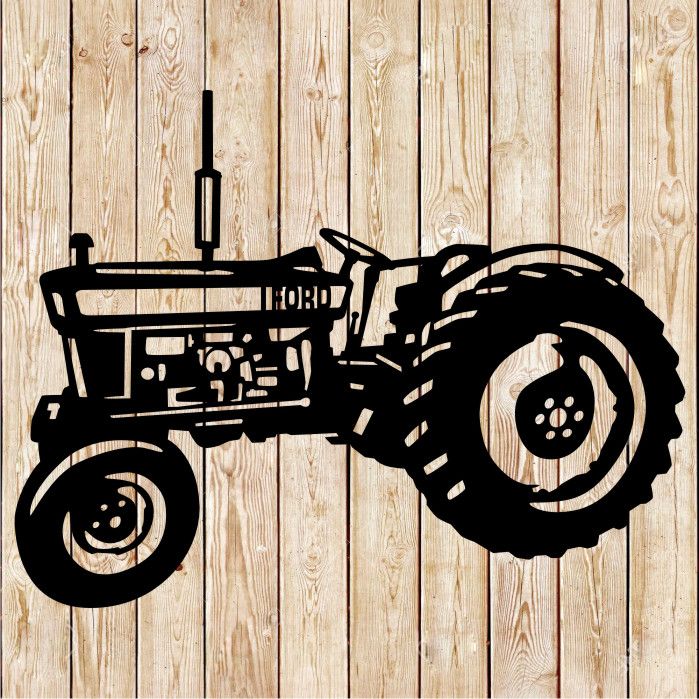 Tractor FORD 4000 Vector Cutting File