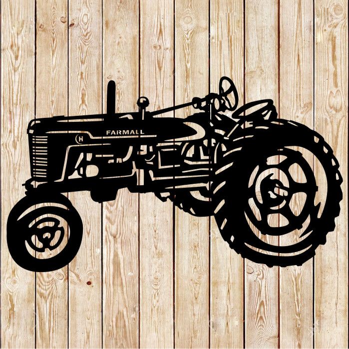Farmall H 1946 Vector Cutting File