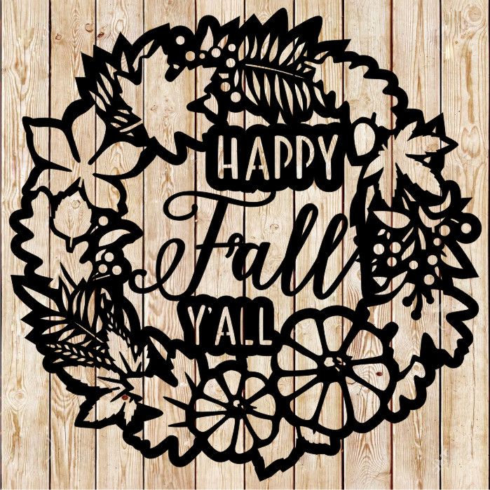 Happy Fall Sign cutting file