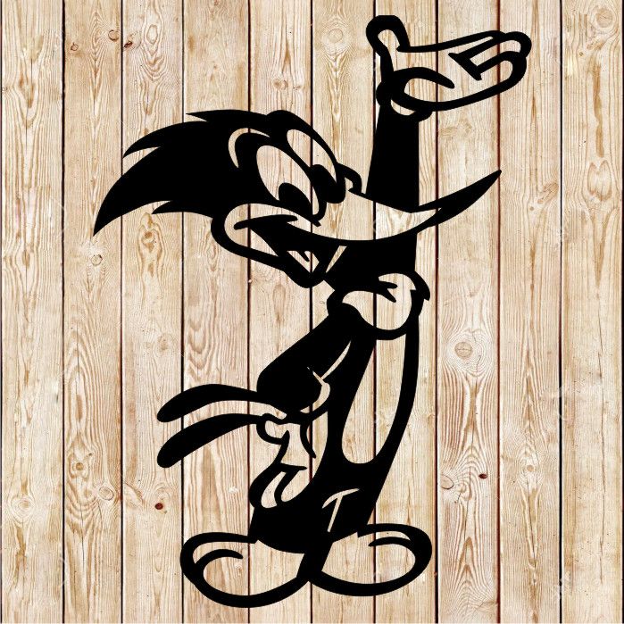 Woody Woodpecker Cartoon cutting file