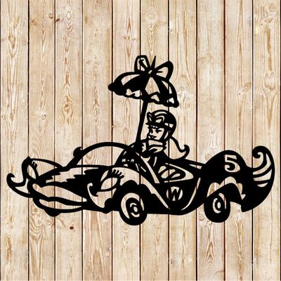 Penelope Pitstop - Wacky Races​ Cartoon cutting file