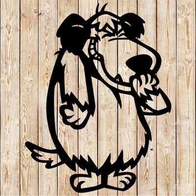 Muttley​ - Wacky Races​ Cartoon cutting file