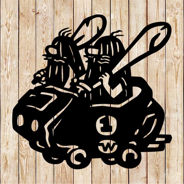 Rock Slag​ - Wacky Races​ Cartoon cutting file