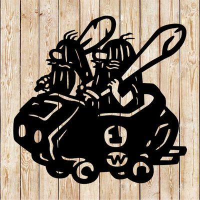 Rock Slag​ - Wacky Races​ Cartoon cutting file
