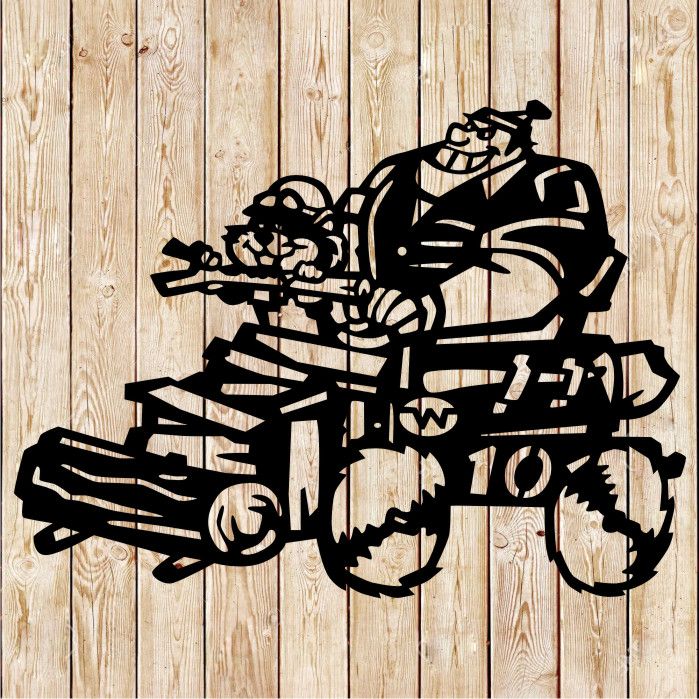 The Buzzwagon - Wacky Races​ Cartoon cutting file