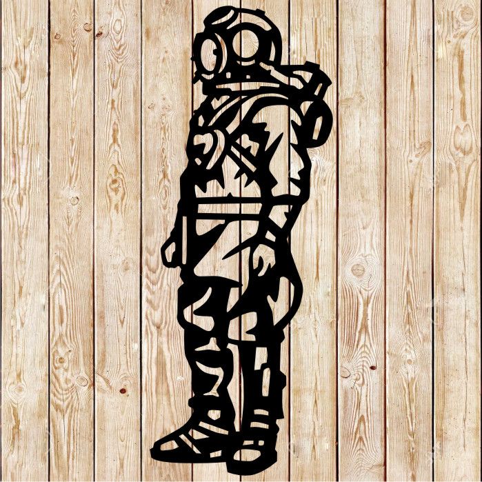 Scuba Diving Vintage Suit Cutting File