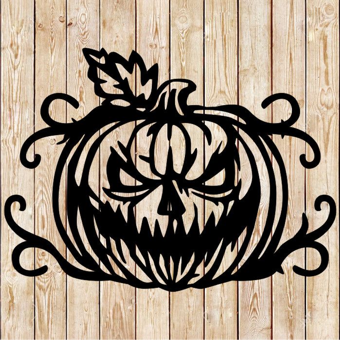 Creepy Pumpkin Halloween&#39;s  cuting file
