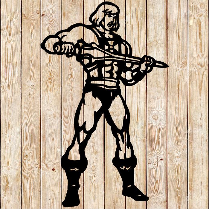 He-Man Cartoon cutting file