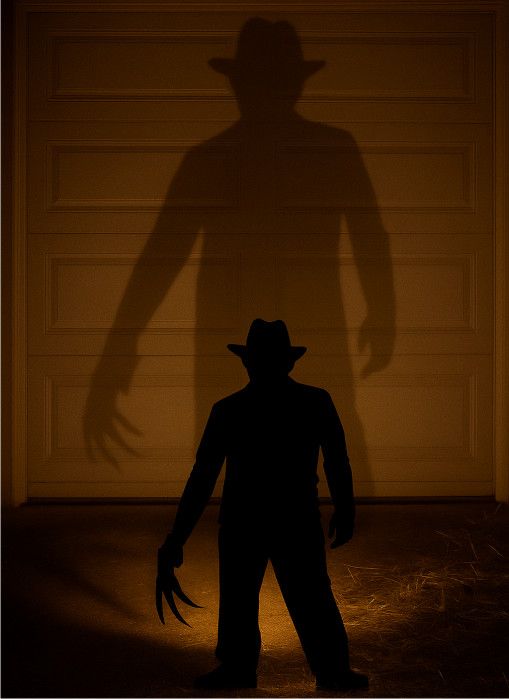 Metal Garden Shadow Art – Freddy Krueger Silhouette Cutting File